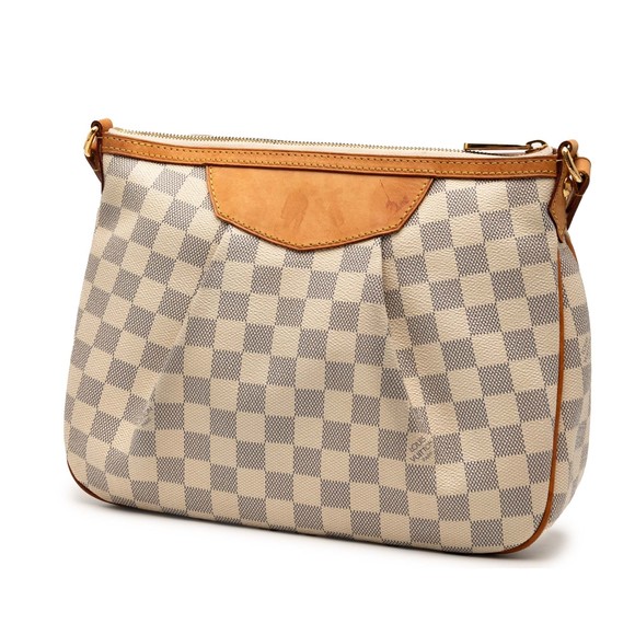 Pre-Loved Louis Vuitton Damier Azur Siracusa PM - Picture 2 of 7